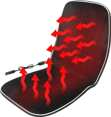 Obrázek produktu pro Compass 04125 - Potah sedadla vyhřívaný s termostatem 12V BLACK MAGIC