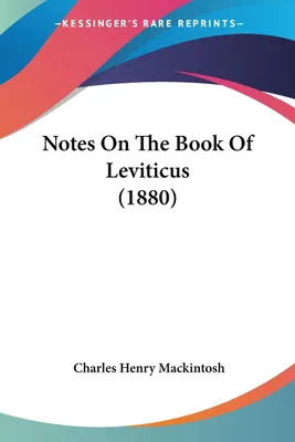 Produktbild von Notes On The Book Of Leviticus (1880)