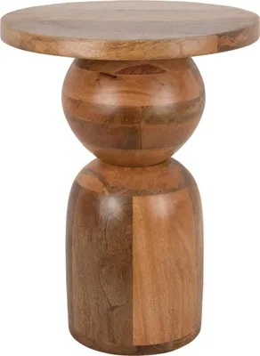 Produktbild von Leitmotiv - Beistelltisch Dia Groot - Natürlich - Ø35cm