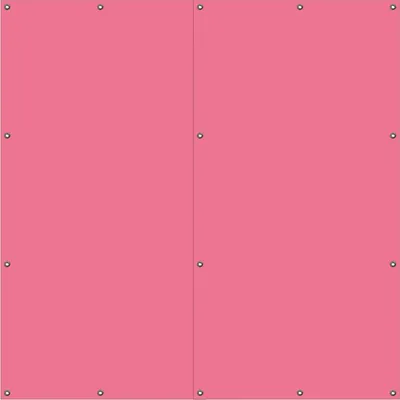 Produktbild von Wallario Outdoor-Poster für Garten oder Balkon, Motiv Pastellrot, in ca. 180 x 180 cm