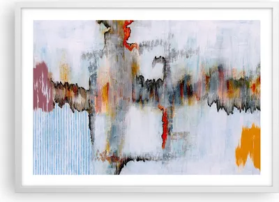 Produktbild von Gerahmtes Poster - Weißer Rahmen - Abstraktion modern - 70x50 cm - Wand Bild - Wanddeko - Wandbilder - Kunstposter - Wandposter - Bilderrahmen - Bilder - Kunstdruck - Wandbild - P2WAA70x50-3676