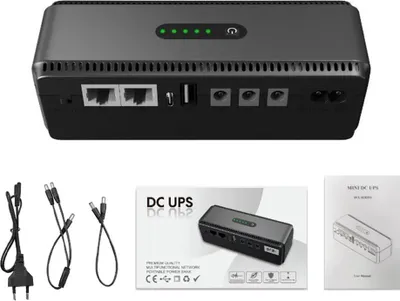 Obrázok produktu pre 5V 9V 12V DC-UPS – nepretržité napájanie pre router, kameru, sieť, mobilný telefón, kontrolu prístupu, zálohovanie, jednosmerný prúd (UPS)
