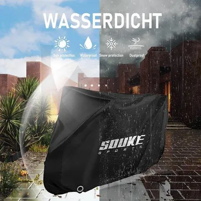 Produktbild von Famanu Fahrradhülle wasserdicht - 190 x 65 x 98 cm, UV- und Staubschutz