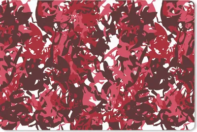 Produktbild von MuchoWow® Schreibtischunterlage Muster - Dschungel - Rot 60x40 cm - XXL Mauspad - Großes Mauspad