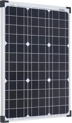Obrázek produktu pro Solární panel 50 W, monokrystalický, 12 V, baterie