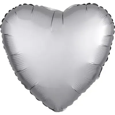 Imagen del producto de Amscan 9914127-92, globo de juguete, lámina de aluminio, plateado, 10 unidades