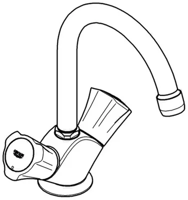 Produktbild von Grohe Costa Zweigriff-Waschtischbatterie chrom - 21375001