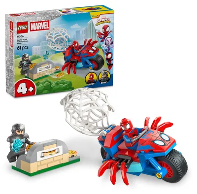 Immagine prodotto di LEGO Marvel Spidey contro Rhino in Moto 11206