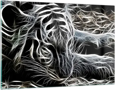 Produktbild von Bilder auf glas - Abstraktion modern - 120x80cm - Glasbilder - Wandbilder - Kunstdruck - zum Aufhängen bereit - Wanddekoration aus Glas - Glas Bilder - Wandbild auf Glas - Einteilig - GAA120x80-3561