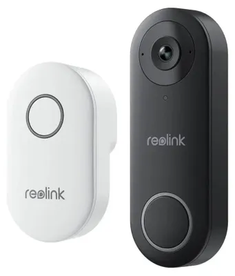 Produktbild von Reolink D340W, Schwarz, Weiß, IP65, Wand, 2-Wege, MicroSD (TransFlash), 256 GB