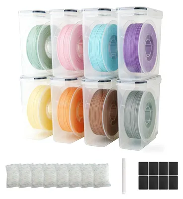 Aufbewahrungsboxen für 3D-Filament, 8 Stück, 4,0 l, wasserdicht
