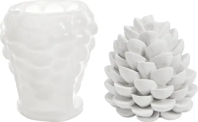 Produktbild von VBS Silikonform Zapfen 7,7x8cm Silikon-Form Latexform Gießform Gießen DIY