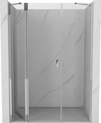 Zdjęcie produktu dla Mexen Mist drzwi prysznicowe uchylne 120 cm, transparent, chrom - 8A4-120-001-01-00