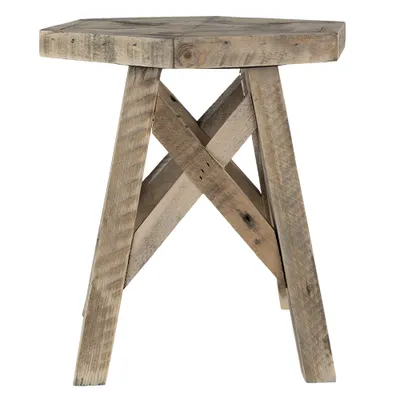Obrázek produktu pro Stolek na rostliny Clayre & Eef 22x22x25 cm Hnědé dřevo