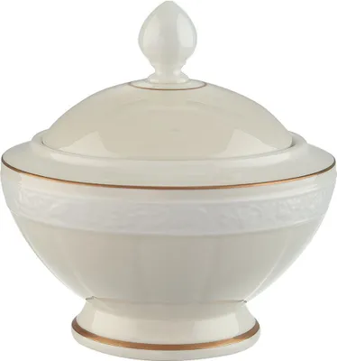 Produktbild von Villeroy & Boch 1043900960, Beige, Weiß, Rund, Beige, Abnehmbarer Deckel, 350 ml, Ivoire