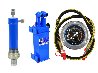 Obrázek produktu pro GEKO Hydraulické čerpadlo, válec, manometr, sada pro dílenský lis 20t G02003