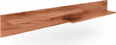 Produktbild von Wandregal Zigo aus Kernbuche massiv 180x20x22 mit 2 Ablagen
