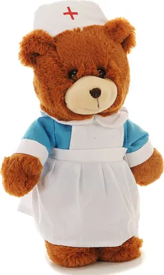 Produktbild von Bär Krankenschwester aus Plüsch 14x11x28cm