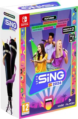 Image de Nintendo Games Switch Let's Sing 2026 + 2 microphones Transparent Transparent One Size