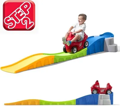 Imagen del producto de Step2 up & Down Roller Coaster Montana rusa para ninos aniniversary edition | Montana Rusa infantil arriba y abajo para jardin y casa | Juguete para