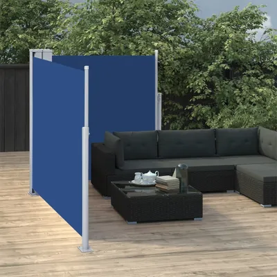 Produktbild von Maison Exclusive - Ausziehbare Seitenmarkise Blau 100 x 600 cm
