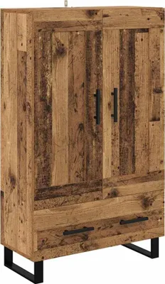 Obrázek produktu pro vidaXL Highboard old wood 69,5 x 31 x 115 cm materiál na bázi dřeva