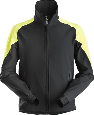 Produktbild von Snickers Workwear FlexiWork Neon Arbeitsjacke Schwarz/Neongelb-L