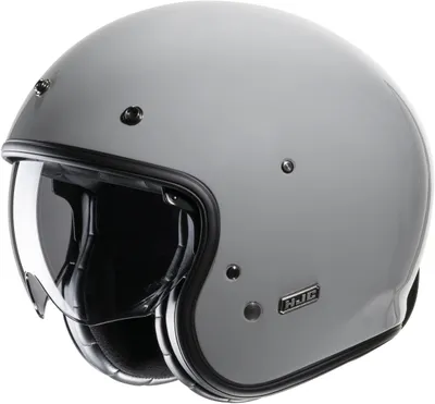 Image de HJC V31 Solid Retro Jethelm (Gris, L (58/59))