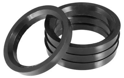 Immagine prodotto di 4 anelli universali per cerchi auto - Neri, da 70 mm a 54,2 mm