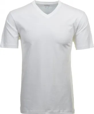 Produktbild von RAGMAN Herren T-Shirt Doppelpack Kurzarm V-Neck Regular Weiß 6XL