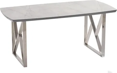 Obrázok produktu pre Luxus Tische Esszimmer Tisch Metall Esszimmertisch Moderner Möbel Edelstahl