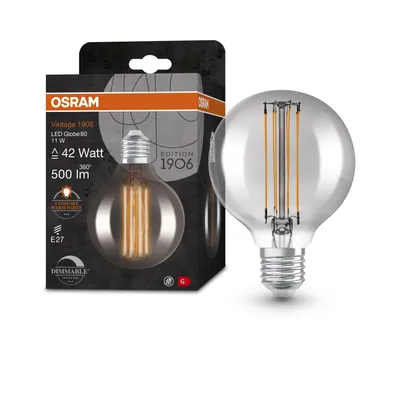 Produktbild von LEDVANCE AC41914, 11 W, 42 W, E27, 500 lm, 15000 h, Warmes Komfortlicht