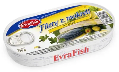 Image de Filets de maquereau à l'huile EvraFish 170 g