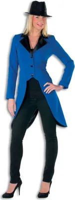 Produktbild von L3201901-34 Damen Theater Frack blau Gr.34