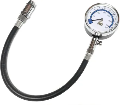 Image de Testeur de compression Testeur de compression Pürfer 0-20 bar pour moteur à essence