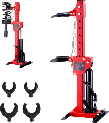 Produktbild von VEVOR 4,5 tonové náradie pre vozidlá Hydraulický kompresor pružín 1 t menovitej tlakovej sily Kompresor pružín 11-13 cm a 14-17 cm Kompresor pružín s hydraulickým čerpadlom odolným proti úniku