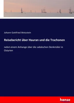 Produktbild von Reisebericht über Hauran und die Trachonen