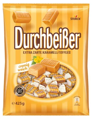 Zdjęcie produktu dla Storck Bite Through Extra Tender Caramel Toffees creamy soft 425g