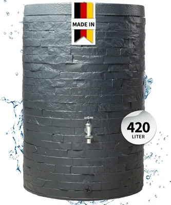 Produktbild von GARANTIA MURO Regentonne 420 Liter graphite grey