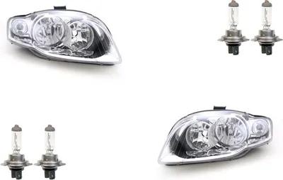 Produktbild von Scheinwerfer passend für Audi A4 8E 04-08 mit H7 H7 Set Links Rechts 8E0941003BK 8E0941004BK Johns