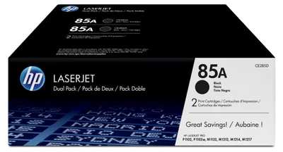 Produktbild von HP Toner CE 285 AD Doppelpack schwarz No. 85 A