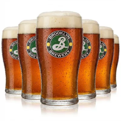 Produktbild von 6x Brooklyn Brewery Bierglas Tulip Gläser 0,25l Biergläser Craftbiergläser