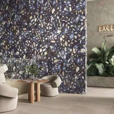 Obrázek produktu pro CASA39 Obklady s mramorovým vzhledem, modré, 60 x 120 cm, Caesar Anima Wonder
