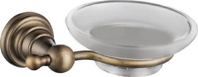 Produktbild von DIAMOND Seifenschale, Milchglas, Bronze