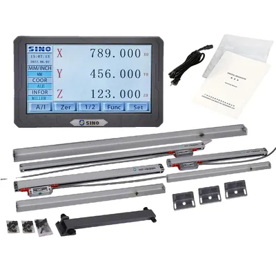 Produktbild von Digitalanzeigesystem, LCD-Touchscreen, Mehrsprachige Unterstützung, 3-Achsen-DRO-Kit