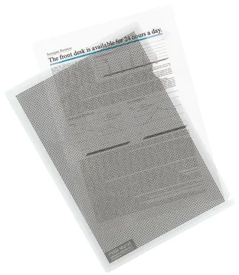 Zdjęcie produktu dla Wziernik do ochrony danych PLUS JAPAN, DIN A4, przezroczysty