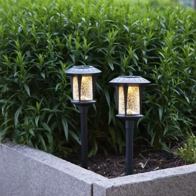 Image de Star Trading 481-42, Éclairage extérieur au sol, Noir, IP44, Jardin, Capteur crépusculaire, Ampoules non remplaçables