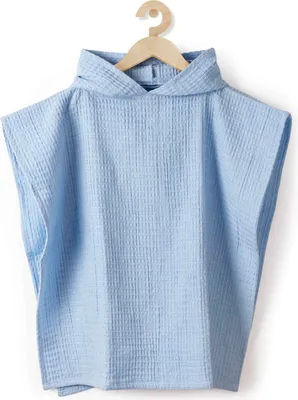 Produktbild von JUKKI Poncho Handtuch mit Kapuze - Blue