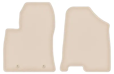 Produktbild von DURBAN Beige Velours-Fußmatten vorne für hyundai Kona II Crossover (2022-)