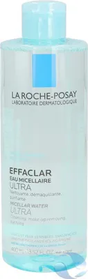 Produktbild von La Roche-Posay Effaclar Purifying Micellar Water ULTRA mizellares Abschminkwasser für fettige Haut 400 ml